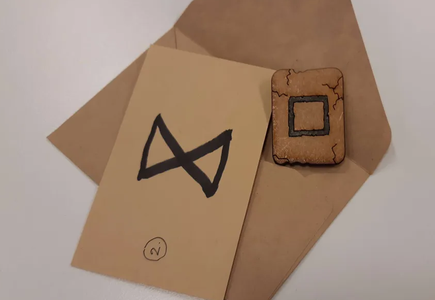 Riimuja kuoren päällä